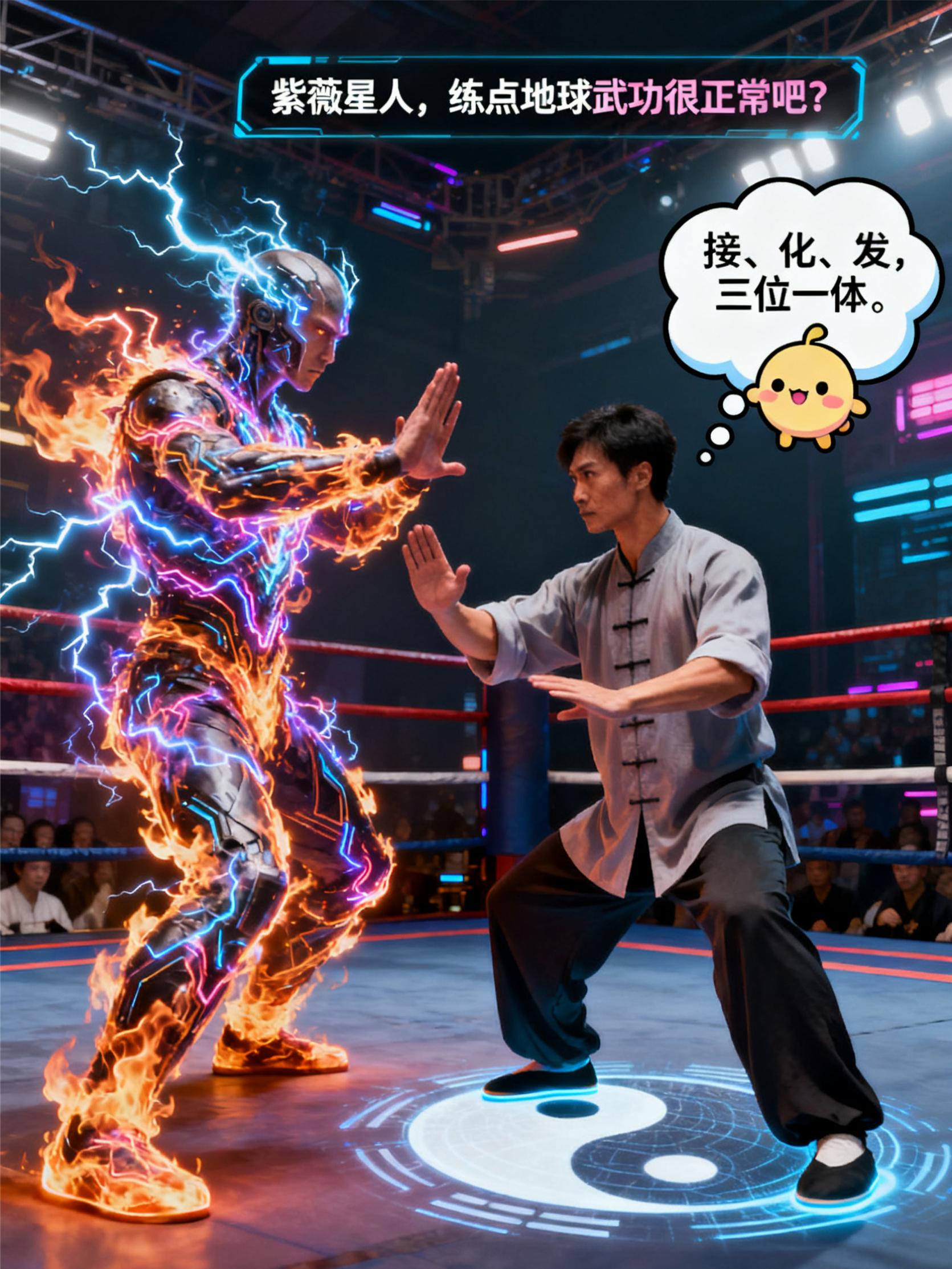 紫薇星人练点地球武功很正常吧